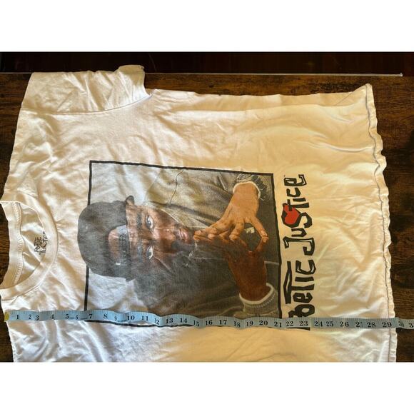 Vintage 2Pac Poetic Justice Shakur Graphic Tee Shirt SZ XL S/S - Picture 3 of 4